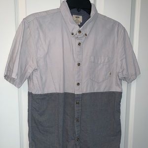 Vans Houser Short Sleeve Color Block Button Down